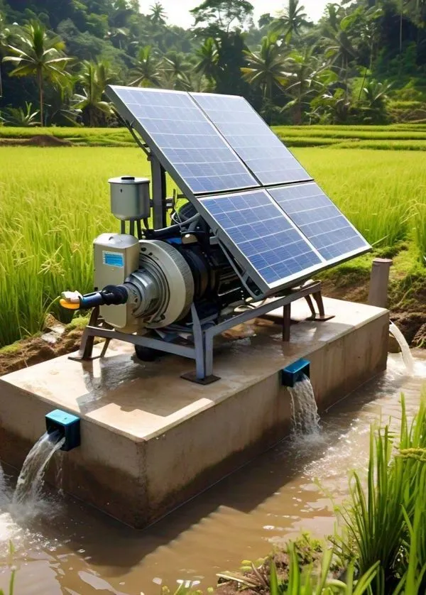 Pompage solaire et kit panneaux pour forage