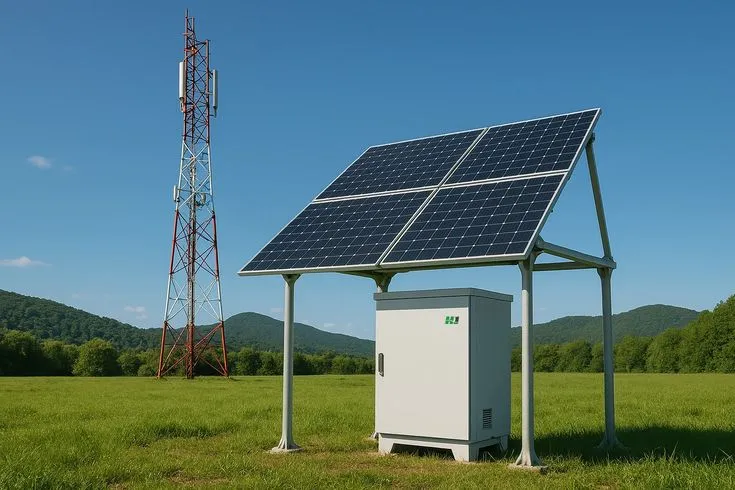 Solutions solaires pour télécoms — stations BTS et sites isolés